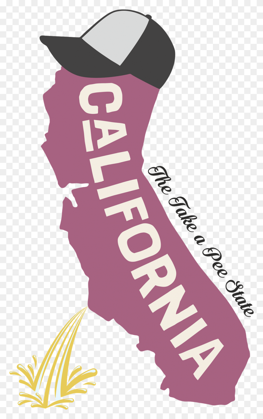 976x1600 A Funny Outline Map Of California Poster, Sash, Advertisement HD PNG Download