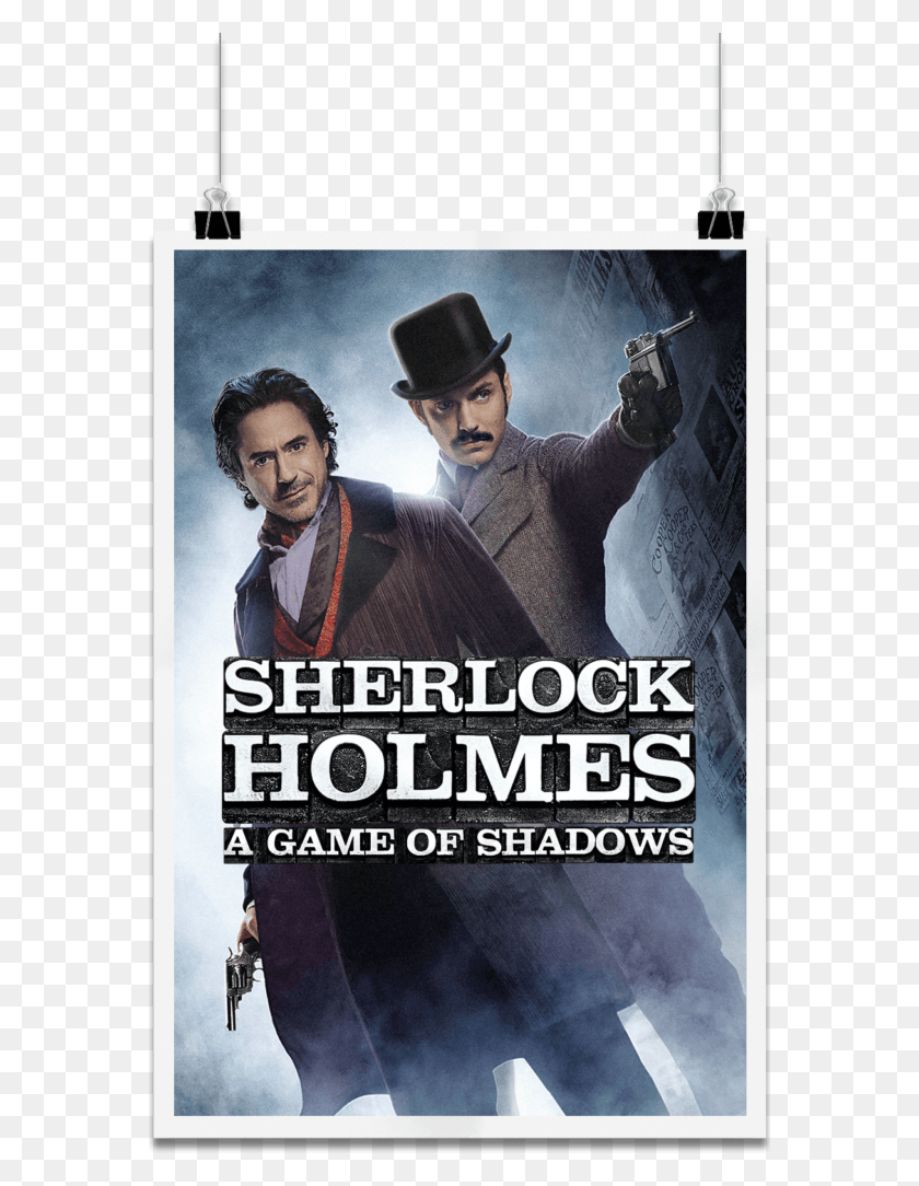 568x1024 A Game Of Shadows Movie Review Sherlock Holmes A Game Of Shadows 2011 Blu Ray, Poster, Advertisement, Person HD PNG Download