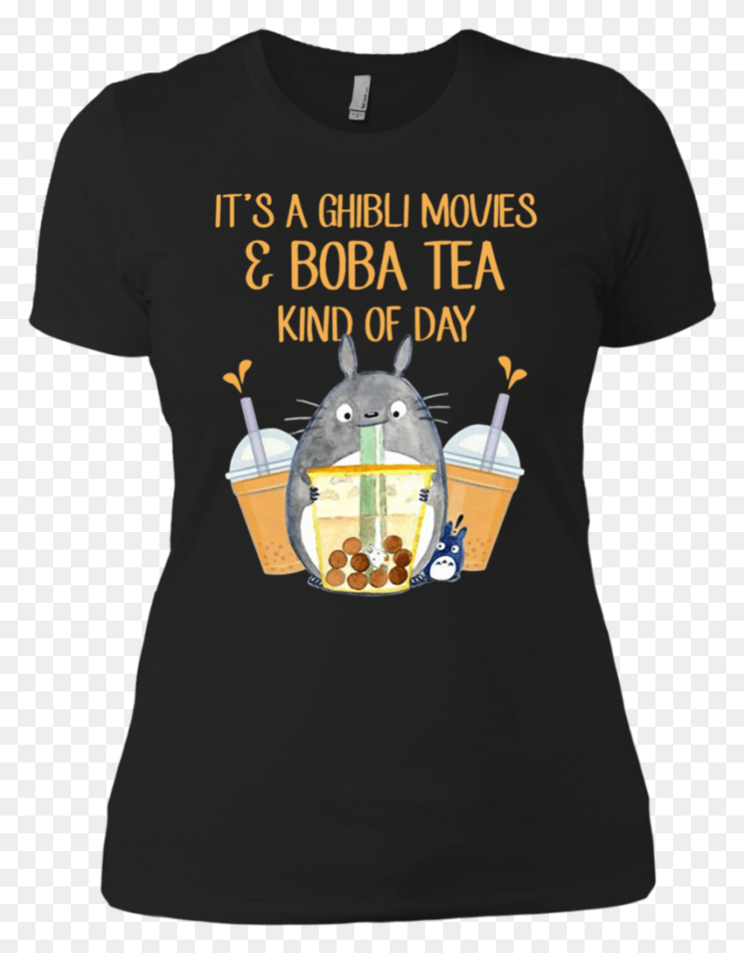 879x1144 A Ghibli Movies And Boba Tea Tipo De Día Camisa Camisa, Ropa, Vestimenta, Camiseta Hd Png Descargar