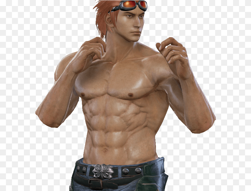 606x639 A Glimpse Of Madness Hwoarang Tekken 7 Shirtless, Torso, Person, Body Part, Man PNG