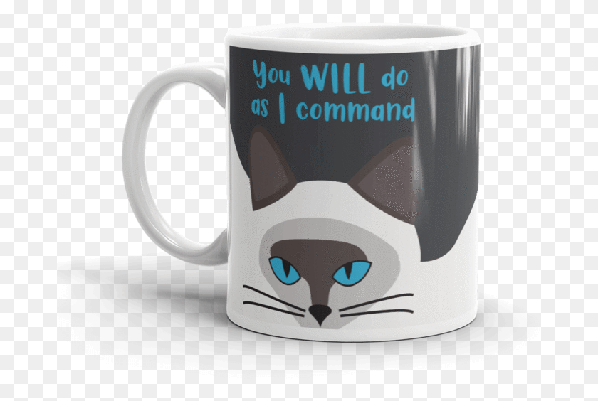 681x504 A Glossy Coffee Mug Featuring A Hypnotic Siamese Cat Mug, Coffee Cup, Cup, Tape HD PNG Download