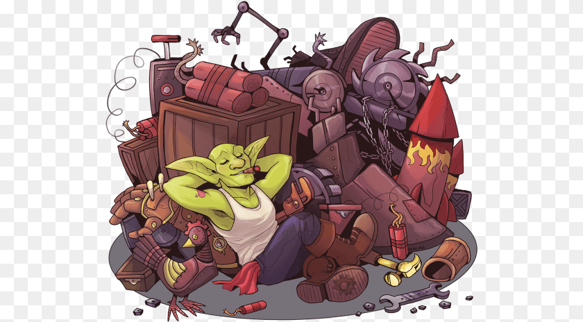 538x464 A Goblin And His Trash Art Done By The Always Impressive Goblin, Book, Comics, Publication, Cartoon Transparent PNG