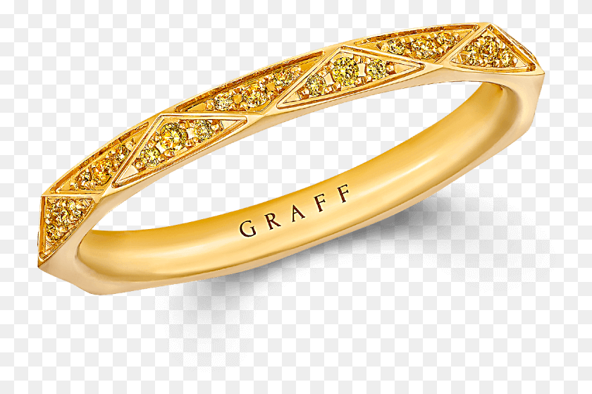 738x499 A Graff Yellow Gold Laurence Graff Signature Wedding Ring, Jewelry, Accessories, Accessory HD PNG Download