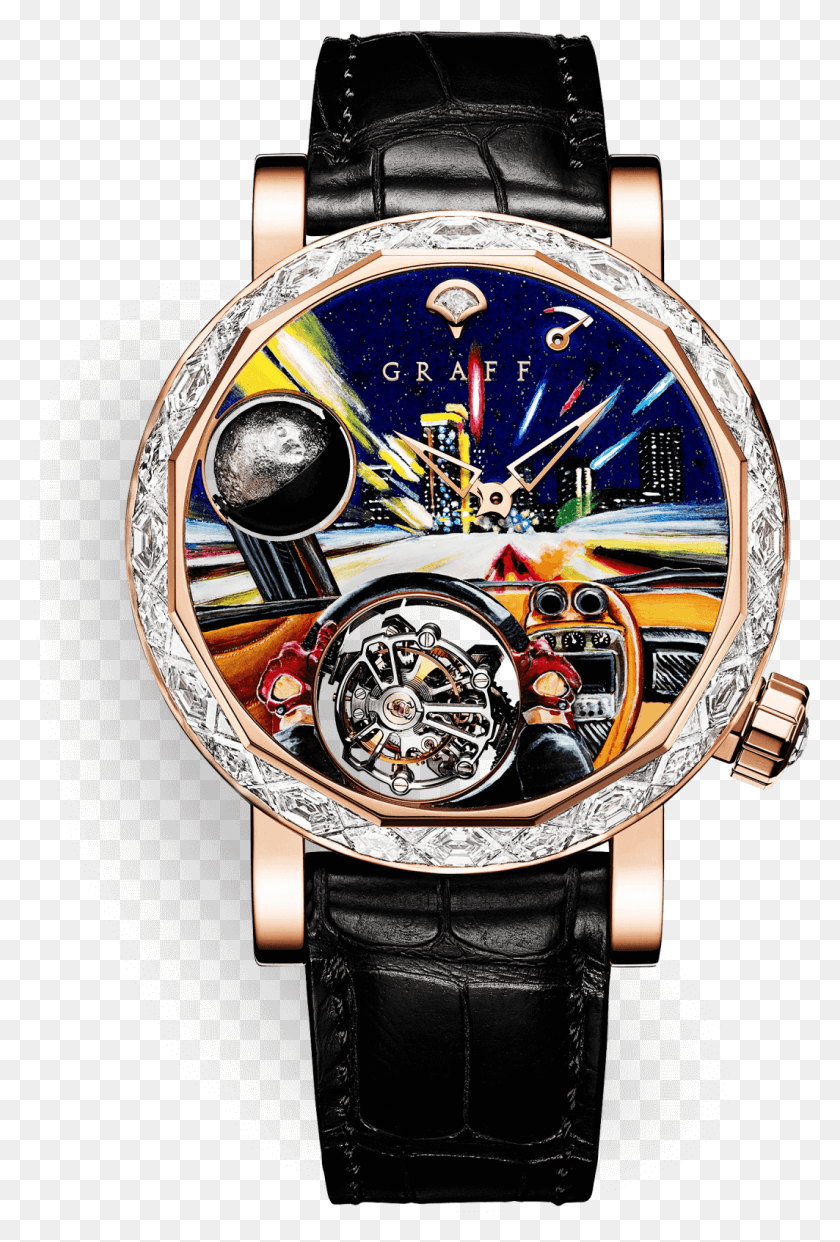 1063x1612 A Gyrograff Drive Men39s Watches With Dial 2 And Rose, Wristwatch, Clock Tower, Tower HD PNG Download