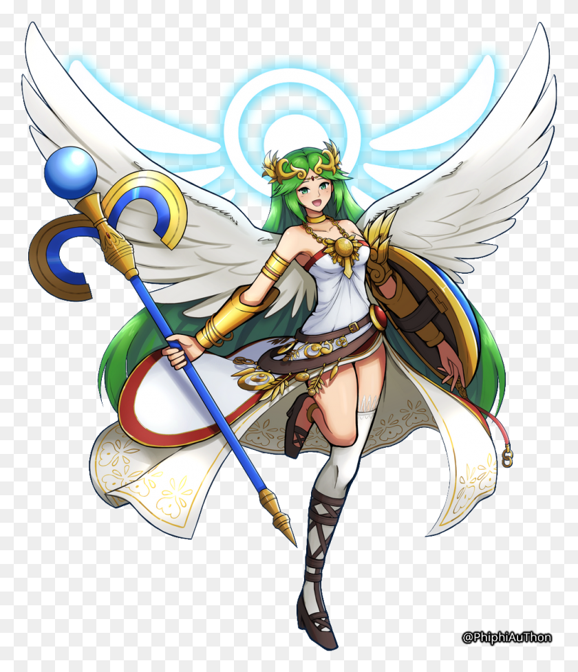 998x1174 A Happy Palutena By Phiphiauthon Palutena, Person, Human, Costume HD PNG Download