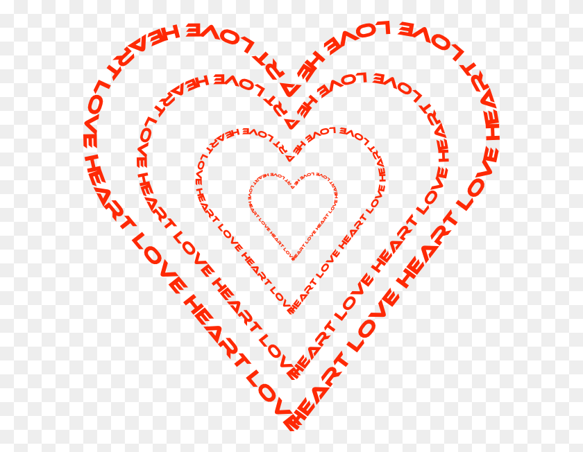 600x592 A Heart Done By Words Outline Svg Clip Arts 600 X 592 Disegni Belli D Amore, Rug, Text HD PNG Download