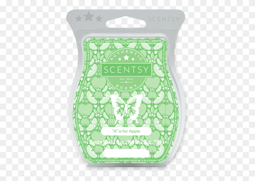 407x535 Descargar Png A Is For Apple Scentsy Bar 6 Scentsy Strawberry Champagne Truffle, Almohada, Cojín, Planta Hd Png