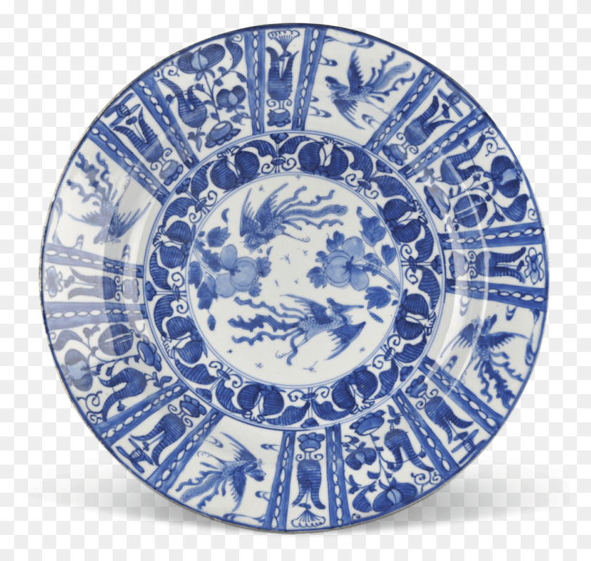 1001x947 A Kangxi Period Kraak Style Charger Ii Blue And White Porcelain, Pottery, Rug Descargar Hd Png