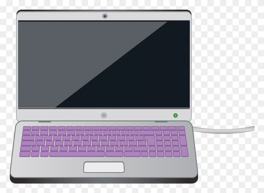 966x689 A Laptop Computer With The Keyboard Highlighted In Parts Of Computer Laptop, Computer Keyboard, Computer Hardware, Hardware HD PNG Download