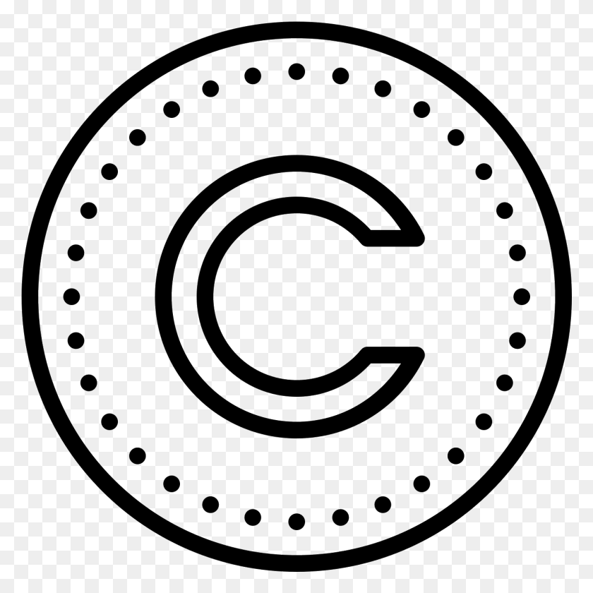 1321x1321 A Large Circle Surrounding The Letter C White Circle Icon, Gray, World Of Warcraft HD PNG Download
