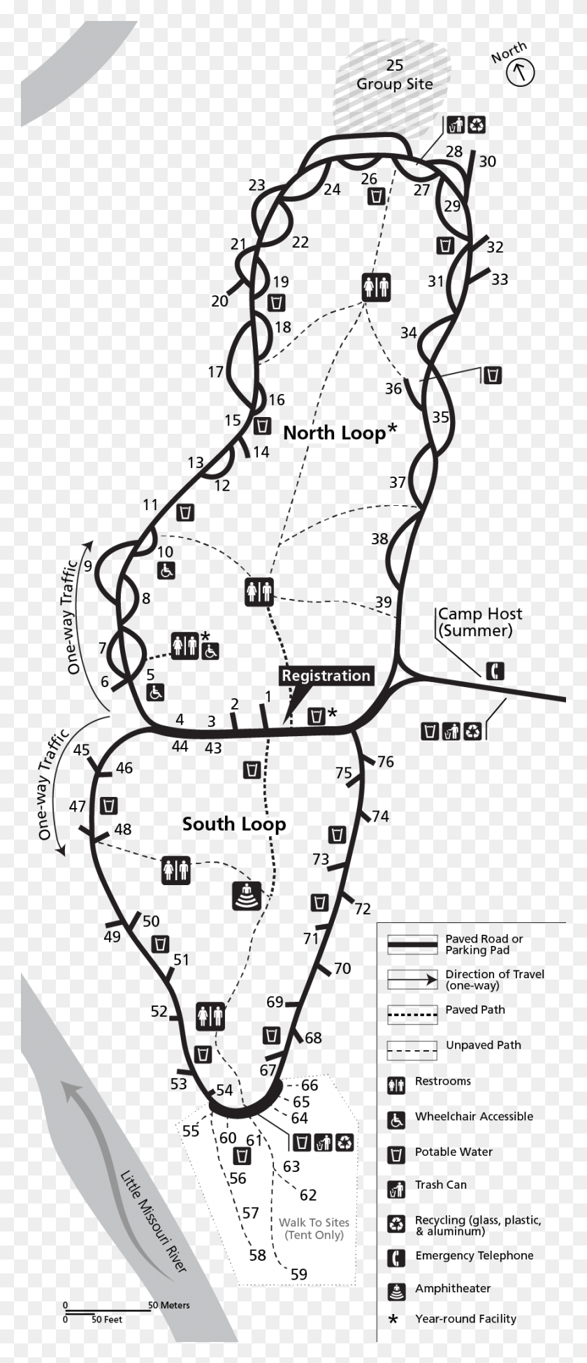 879x2128 Un Mapa De Dibujo De Línea Muestra Un Campamento Compuesto Por Dos Campamento De Cottonwood Del Parque Nacional Theodore Roosevelt, Diagrama, Plano Hd Png