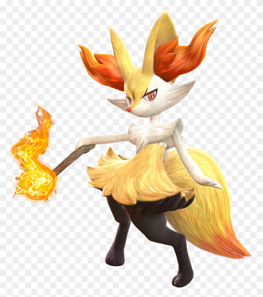 1003x1141 A Link To The Past Pokken Tournament Dx Braixen, Figurine, Sweets HD PNG Download