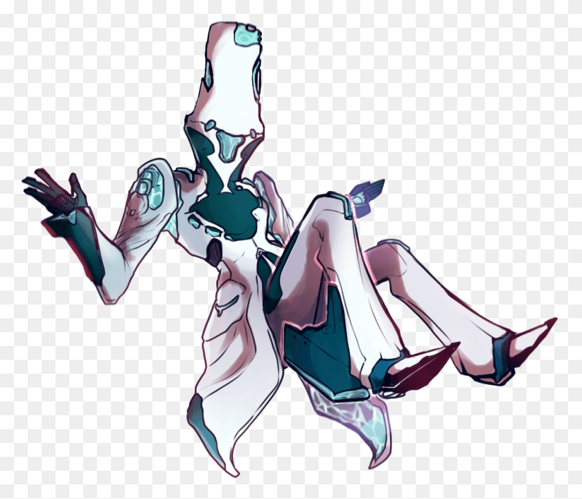 1004x852 A Little Giftart Never Hurts Or Does It Derp Acolyte Warframe Fan Art Limbo, Person, Human, Book HD PNG Download