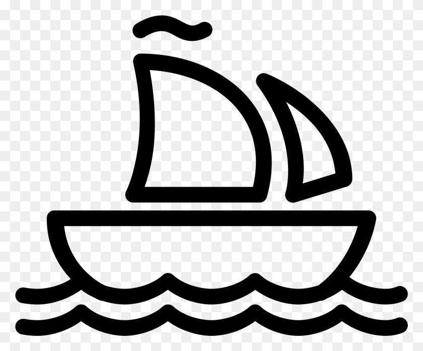 1589x1299 Логотип Парусного Корабля Средний Довольно Большая Линия Значок Лодки, Серый, Мир Варкрафта Png Скачать