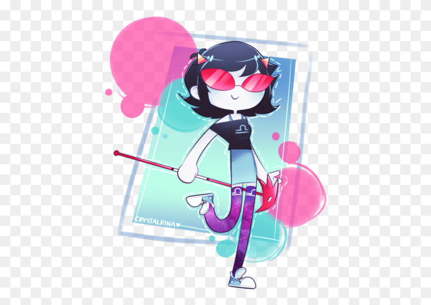 435x534 A Long Time Ago My Friend Requested Me A Terezi Wearing Cartoon, Helmet, Clothing, Apparel HD PNG Download