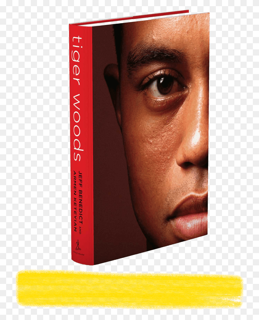 747x977 A Look At Golfing Great Tiger Woods With Authors Jeff Tiger Woods Jeff Benedict, Person, Human, Novel HD PNG Download