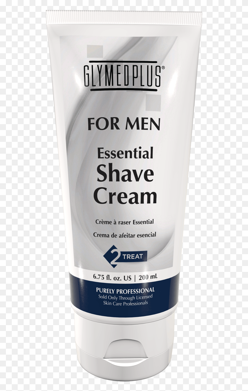 535x1263 A Luxurious Shave Cream That Nourishes And Protects Glymed, Bottle, Cosmetics, Sunscreen HD PNG Download