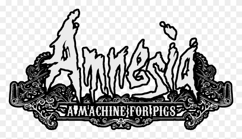 1416x773 A Machine For Pigs Amnesia A Machine For Pigs Logo, Advertisement, Poster, Cow HD PNG Download