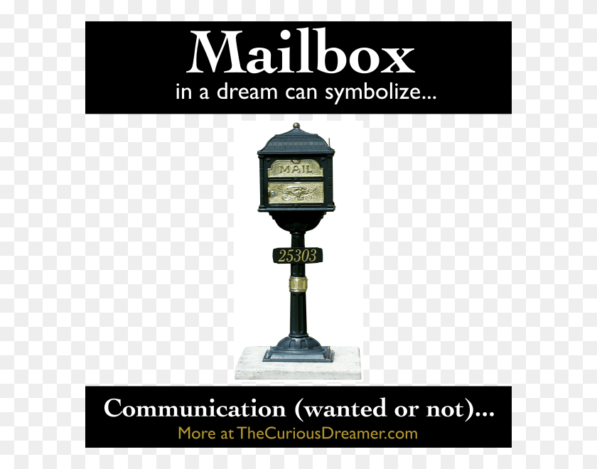 600x600 A Mailbox As A Dream Symbol Can Mean More At Thecuriousdreamer Poster, Advertisement, Letterbox, Text HD PNG Download