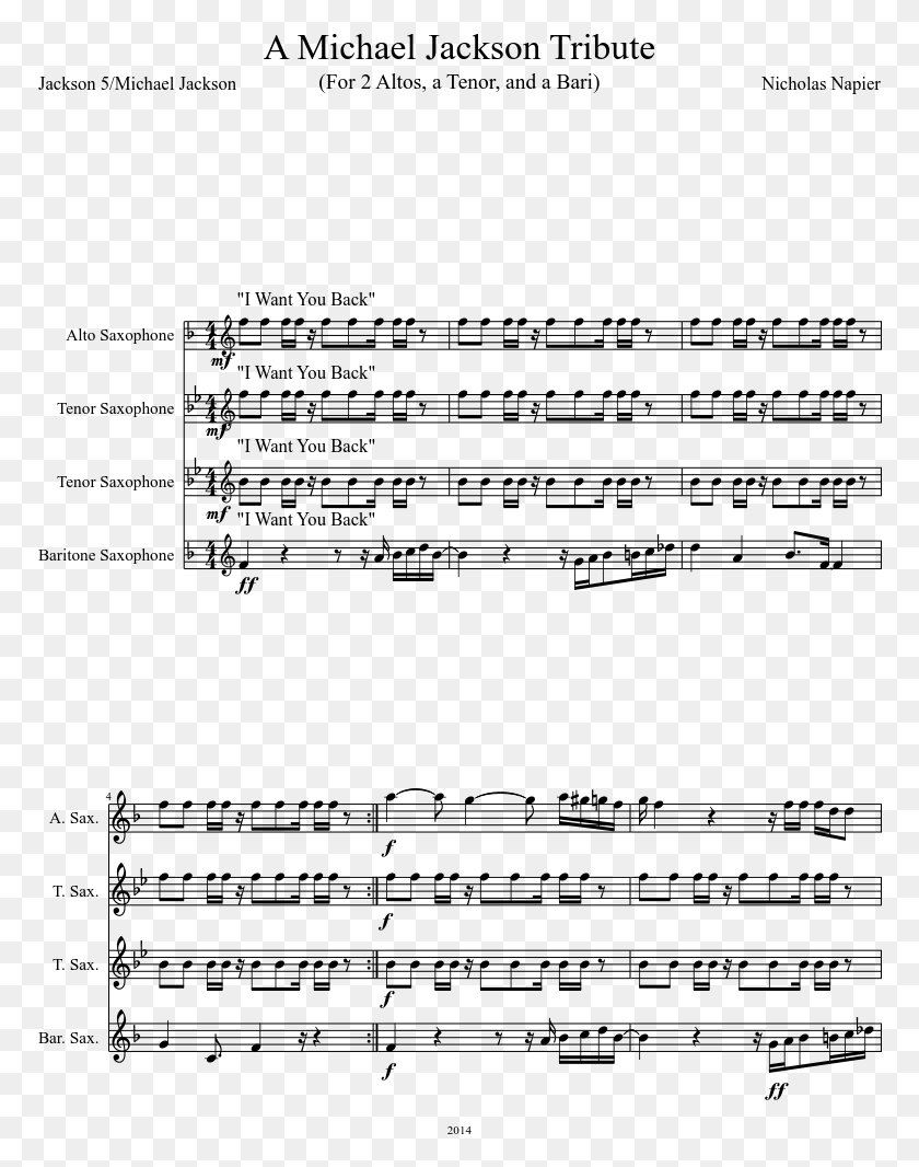 772x1006 A Michael Jackson Tribute Sheet Music Composed By Nicholas Sheet Music, Gray, World Of Warcraft HD PNG Download
