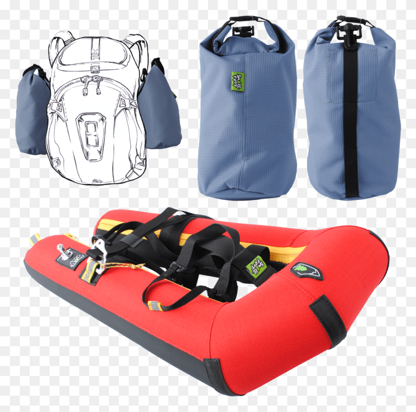 1027x1019 A Model Of Inflatable Snowshoes Manufatured By Small Inflatable, Bag, Backpack, Vest Descargar Hd Png