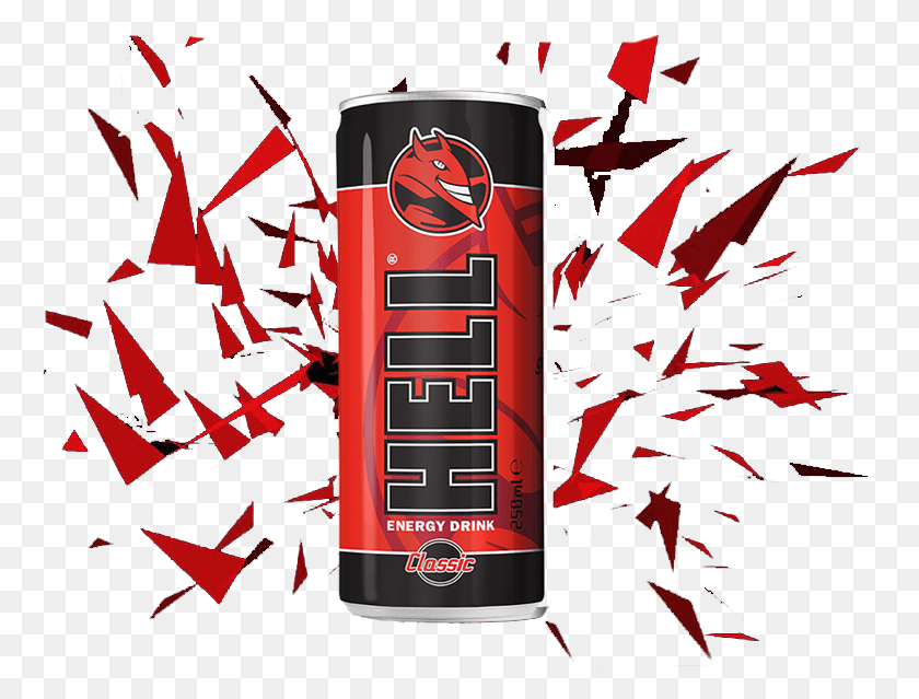 763x579 A New Era Commenced In The Life Of The Energy Drink Hell Energy Drink Art, Tin, Can, Beverage HD PNG Download