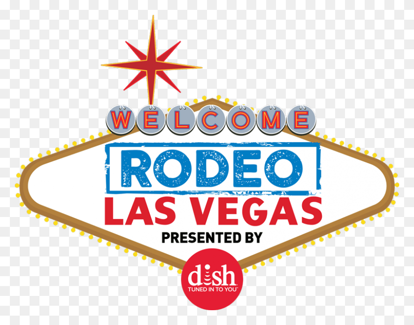 800x615 A New Program Rodeo Las Vegas Live From The Thomas Welcome To Las Vegas Sign, Symbol, Advertisement, Text HD PNG Download