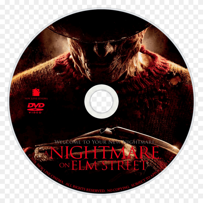 1000x1000 A Nightmare On Elm Street Dvd Disc Image Nightmare On Elm Street 2010, Disk, Poster, Advertisement HD PNG Download