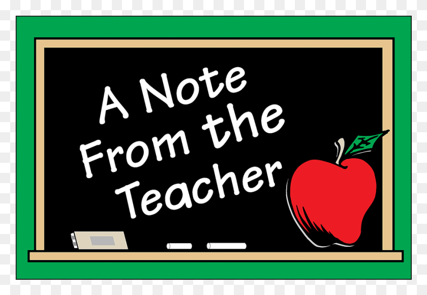 901x601 A Note From The Teacher Postcards Image Mcintosh, Plant, Label, Text HD PNG Download