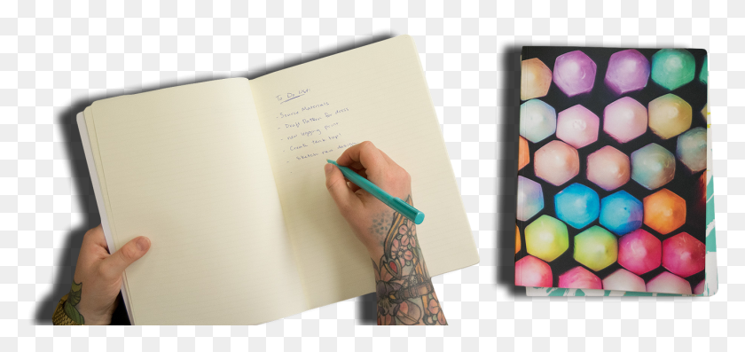 A Notebook A Notebook Notebooks, Book, Skin, Person HD PNG Download