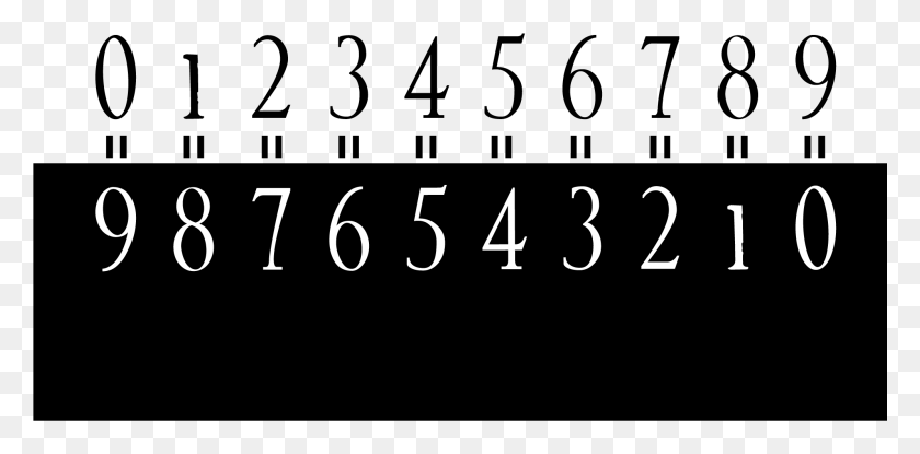 1992x907 A Number Key To Use For Decoding Calligraphy, Symbol, Text, Digital Clock HD PNG Download
