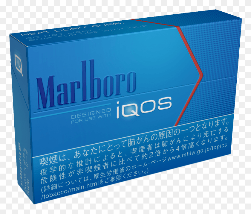 1169x982 Descargar Png Un Paquete De Los Iqos Heat Sticks Vendido En Japón Caja, Texto, Papel, Tarjeta De Visita Hd Png