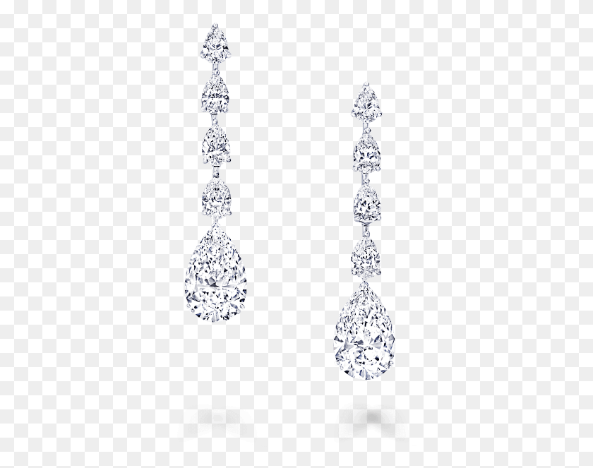 340x603 A Pair Of Graff Pear Shape Diamond Earrings Earrings, Accessories, Accessory, Earring HD PNG Download