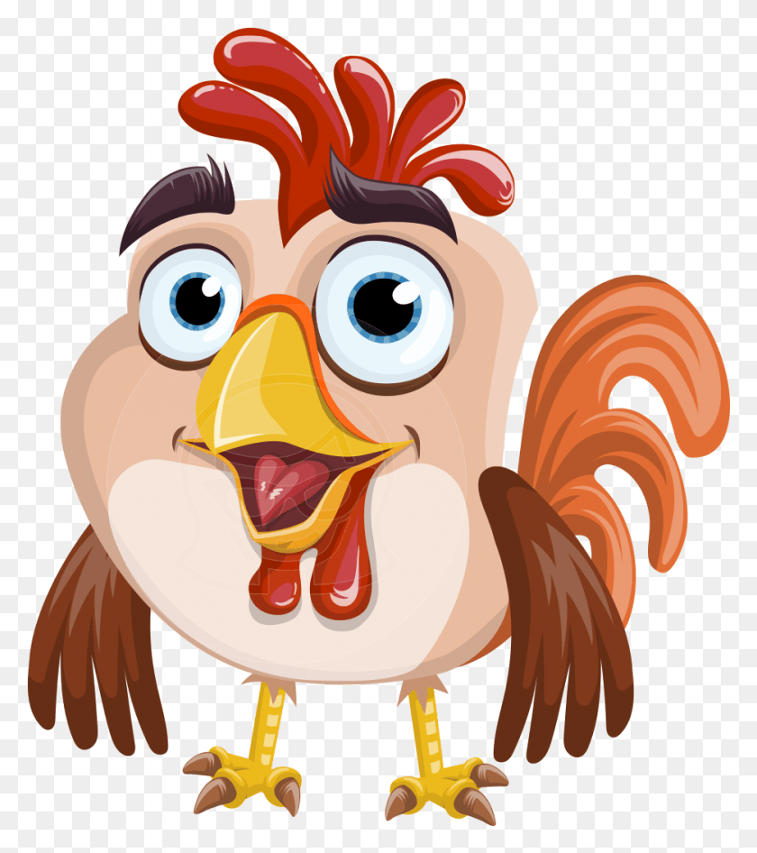934x1061 A Perky Rooster Cock A Doodle Doo, Bird, Animal, Poultry HD PNG Download