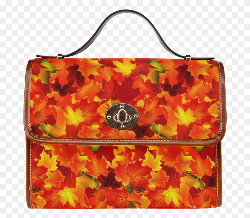 686x675 A Pile Of Leaves Waterproof Canvas Bagall Over Print Briefcase, Purse, Handbag, Bag HD PNG Download
