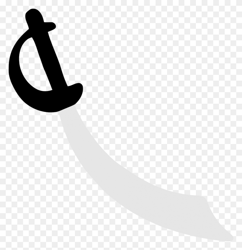 965x1000 A Pirate39s Cutlass Clip Art Pirate Sword, Sleeve, Clothing, Apparel HD PNG Download