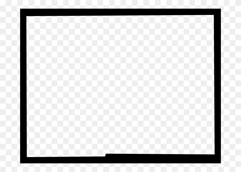 700x538 A Plain Frame Map Of Hardee Border 1280 X, Triangle, Pattern, Photography HD PNG Download