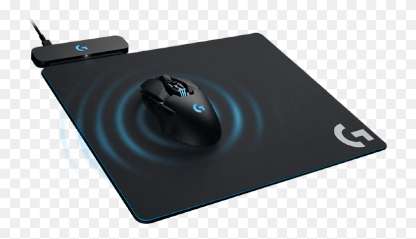 724x422 A Promotional Image Of Logitech Powerplay With The Logitech Powerplay Mouse Pad, Hardware, Computer, Electronics HD PNG Download