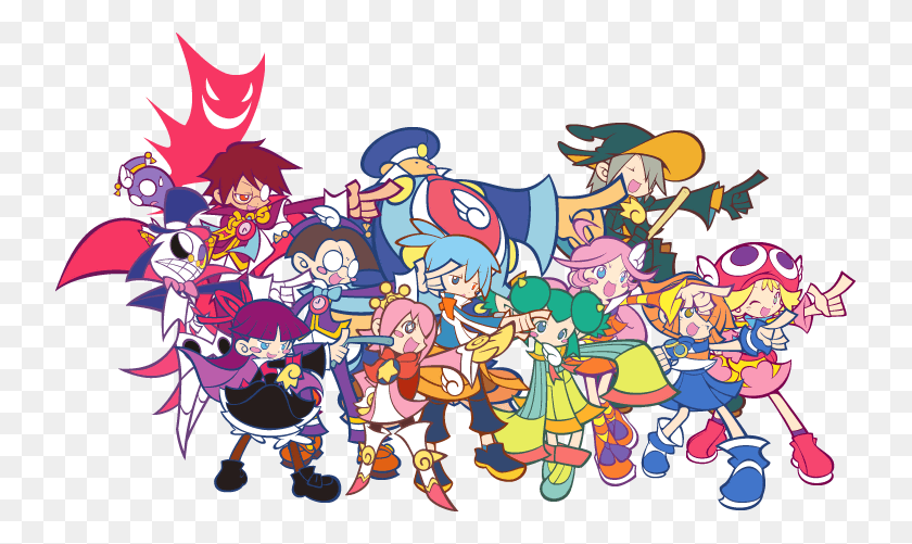 737x441 Descargar Png / A Puyo Puyo Stage Play Png