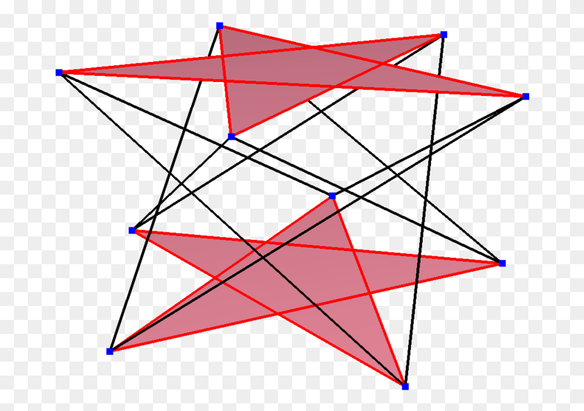 684x531 A Regular Skew Decagon Is Seen As Zig Zagging Edges Triangle, Symbol, Airplane, Aircraft HD PNG Download