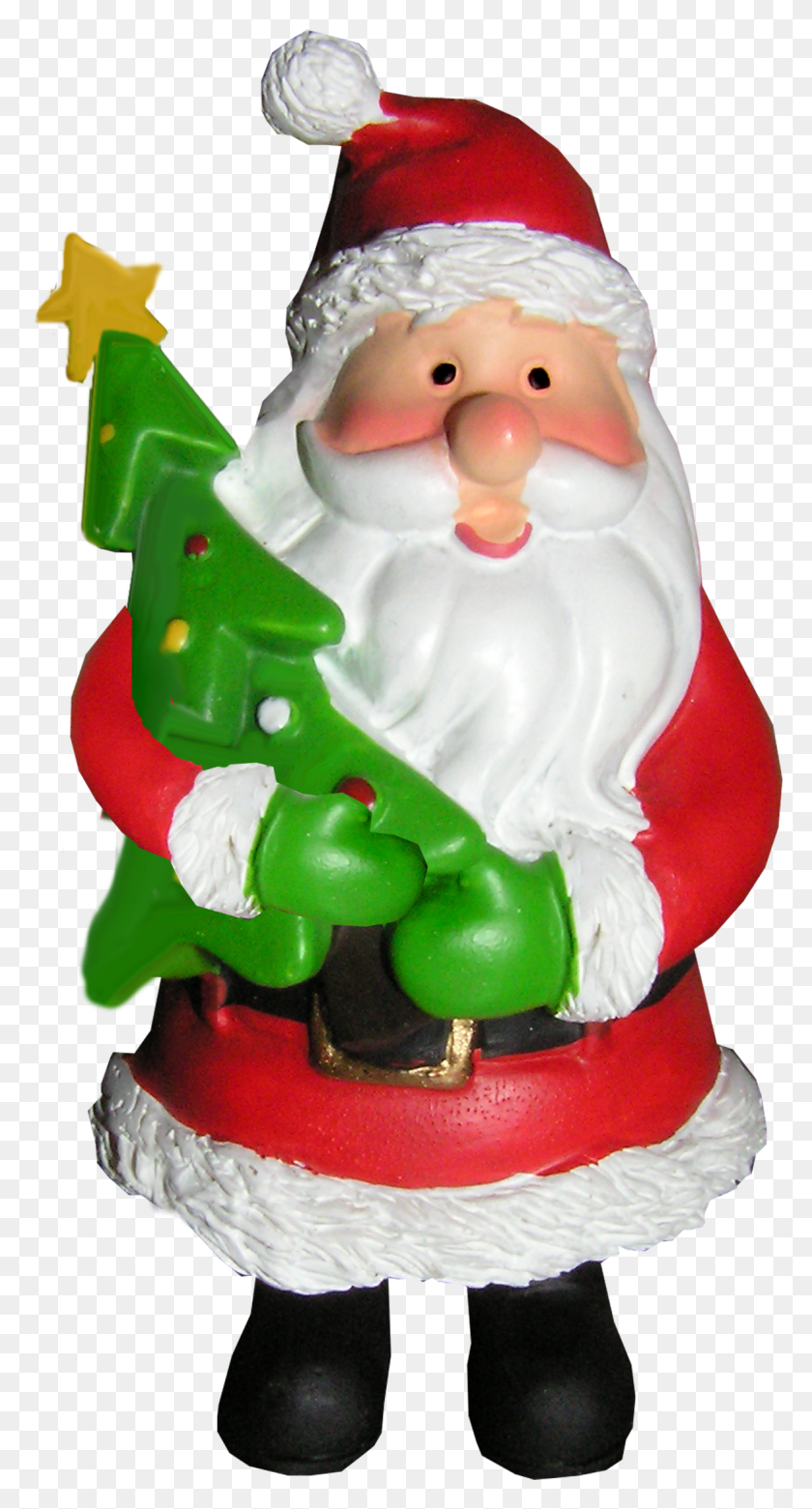 1168x2248 A Santa Hold Christmas Tree Christmas Tree And Father, Figurine, Cake, Dessert HD PNG Download