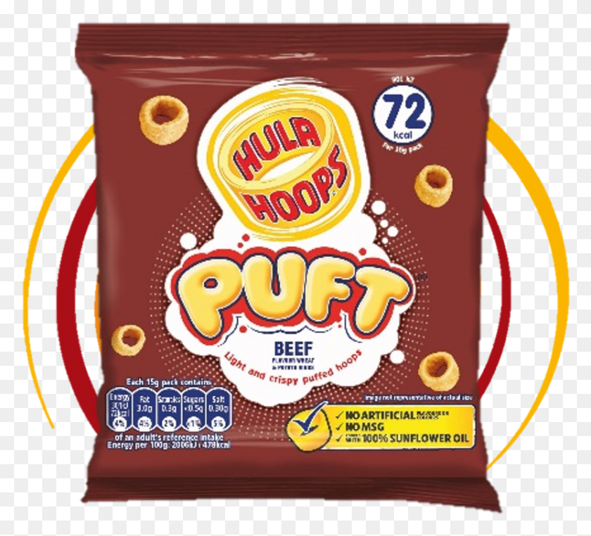 831x748 A Scrumptious Beef Flavour In Crispy Light And Floaty Hula Hoops Puft, Food, Snack, Dessert HD PNG Download
