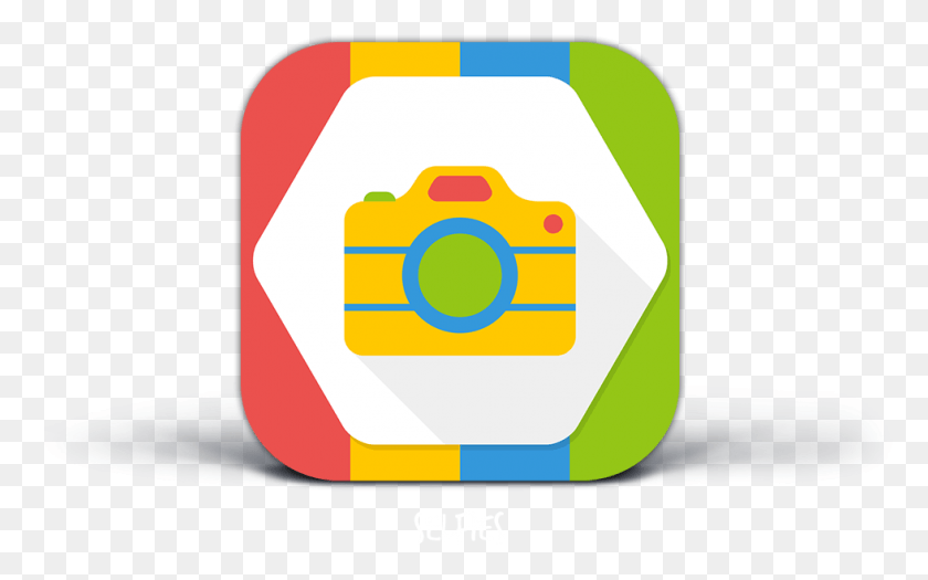 980x585 A Simple Application To Take Your Selfie Photo Circle, Label, Text, Security HD PNG Download