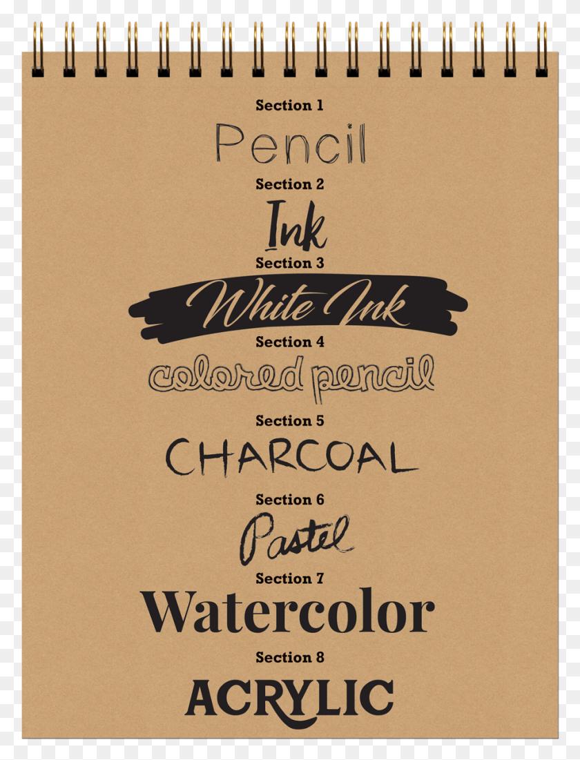 921x1230 A Sketchbook For All Your Needs Calligraphy, Poster, Advertisement, Text HD PNG Download