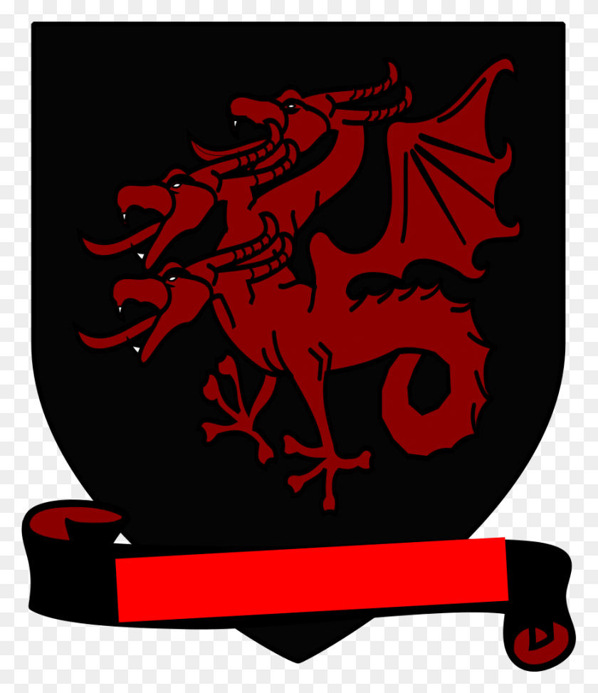 874x1024 A Song Of Ice And Fire Arms Of House Targaryen Blanked Coat Of Arms Of House Targaryen, Dragon, Poster, Advertisement HD PNG Download