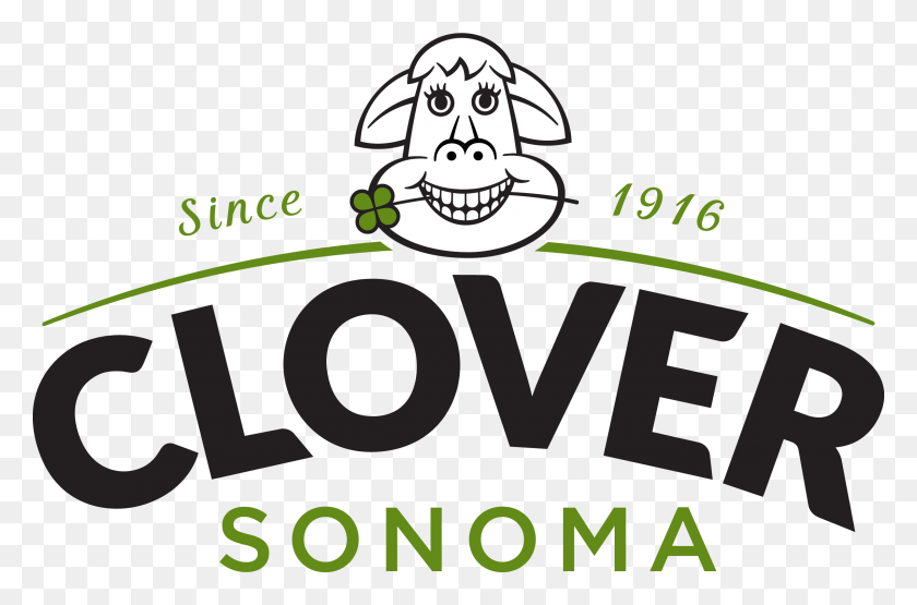 2400x1525 A Sonoma County Maker For Over 100 Years We Recognize Clover Sonoma Logo, Text, Outdoors, Plant HD PNG Download