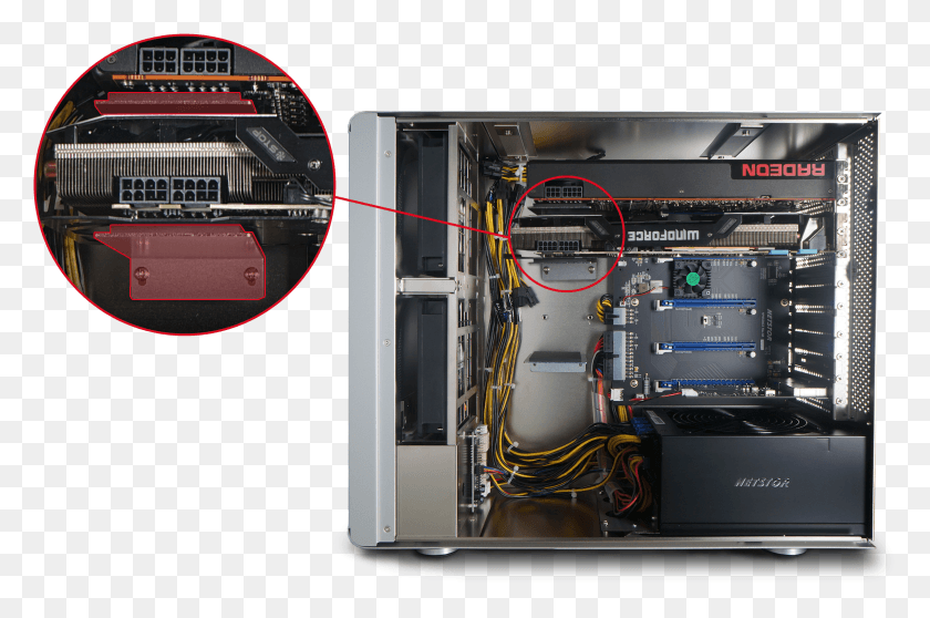 2277x1455 A Special Graphics Card Holder Has Been Deliberately Dynapower Usa Netstor Na255a 4 Slot HD PNG Download