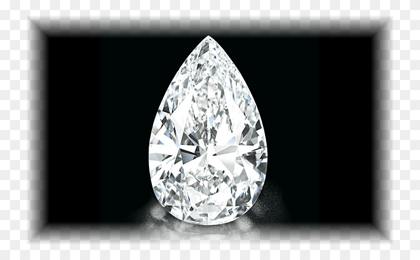 736x460 A Spectacular And Highly Important Diamond The Pear Shaped Most Perfect Diamond, Gemstone, Jewelry, Accessories HD PNG Download