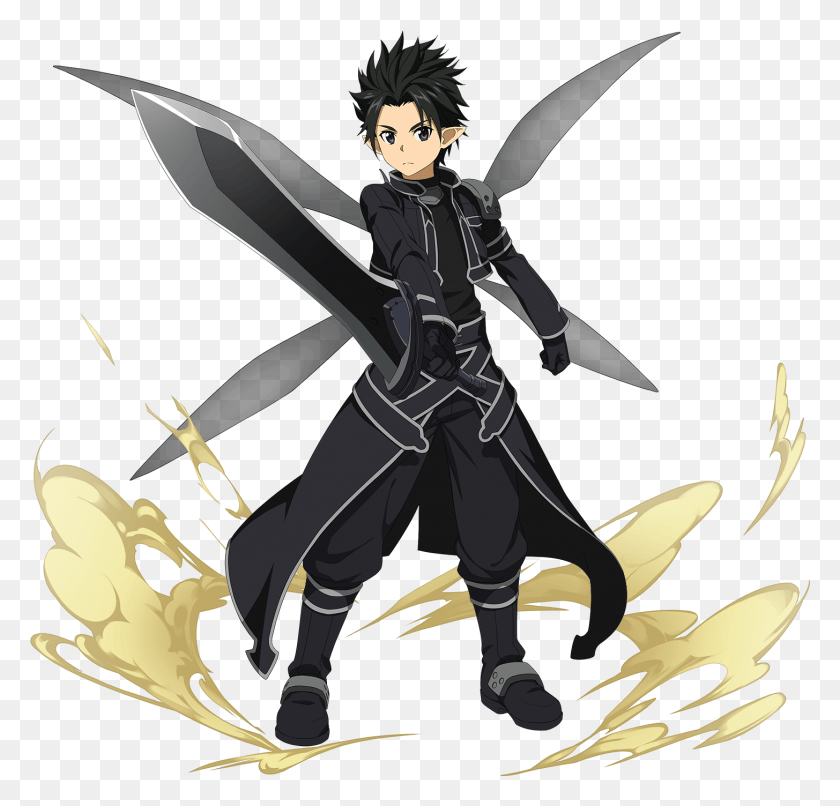 1455x1392 A Spriggan In Alo That Has Come To Explore A Forest Kirito, Person, Human, Ninja HD PNG Download