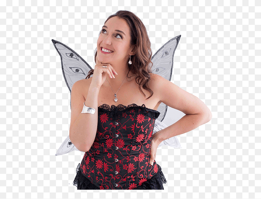 529x581 A Sprinkle Of Fairy Dust An Hour39s Talk With The Fairy, Clothing, Apparel, Person HD PNG Download